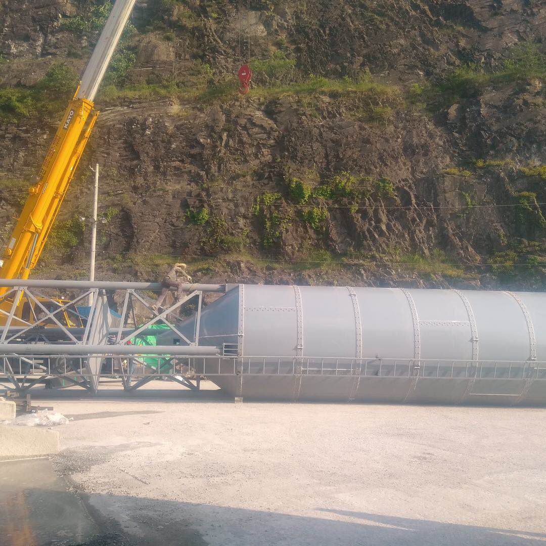 cement silo installed in korea