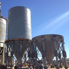 silo de cemento vertical